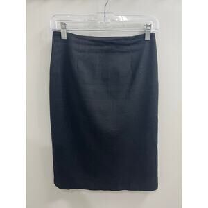 Nanette Lapore Black Textured Pencil Skirt